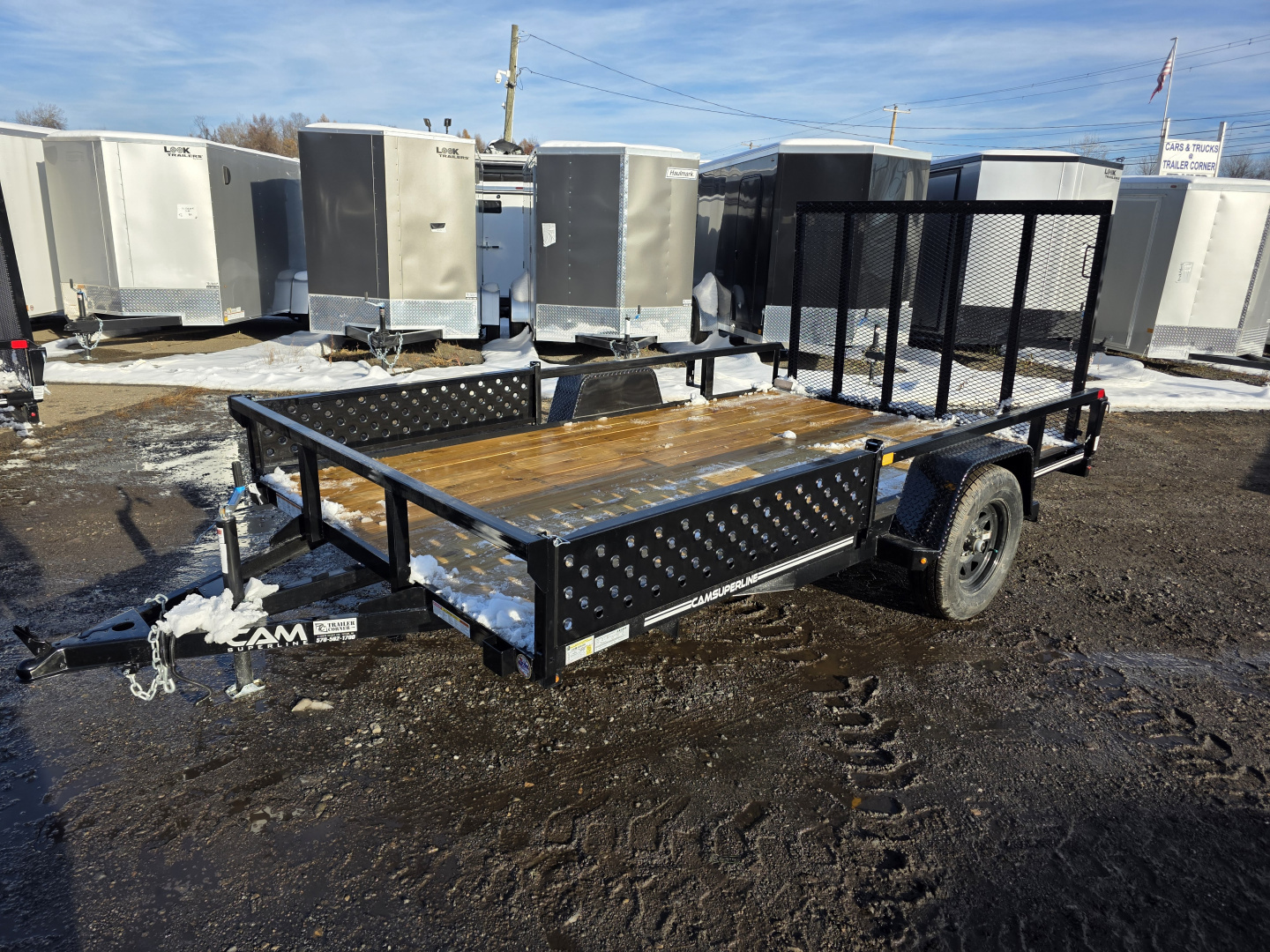 New 2026 Cam Superline 7X12 SIDE LOAD - ATV Utility Trailer
