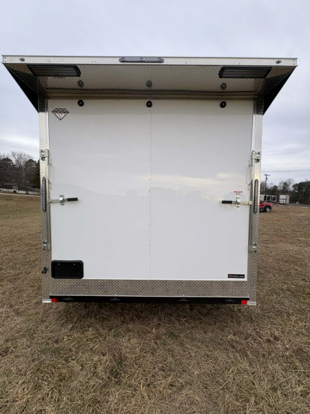 New 2026 Diamond Cargo 8.5X24TAWHT.GULLWING DOOR Car / Racing Trailer