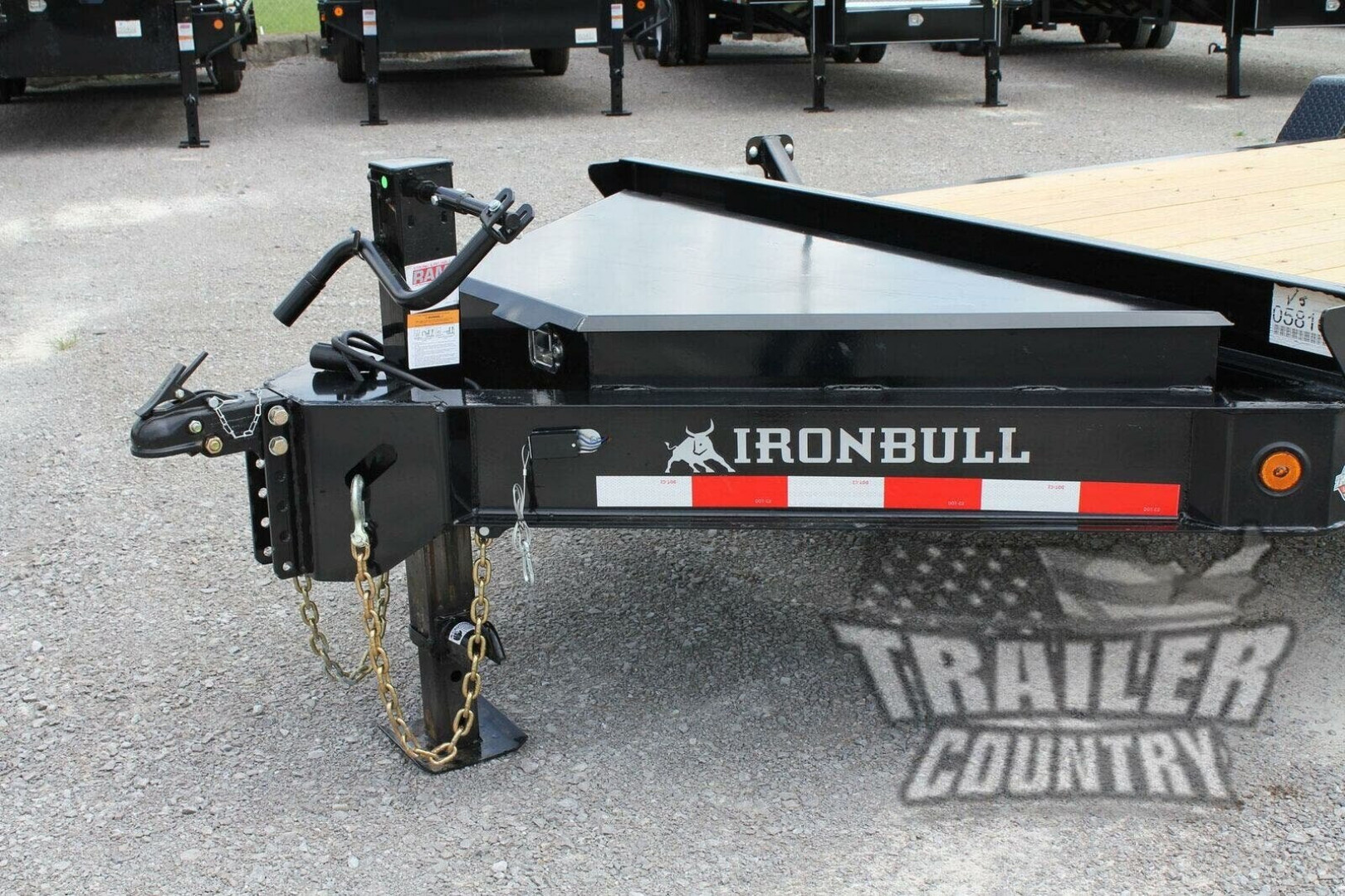New 2026 New 7' x 22' Heavy Duty 14K Heavy Equipment Trailer w/ Spring Assisted Ramps, Heavy Duty 8" I-Beam Main Frame & Supersized Tool Box.