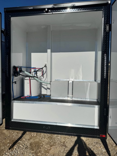 New 6X12TA Purple Pet Grooming Trailer