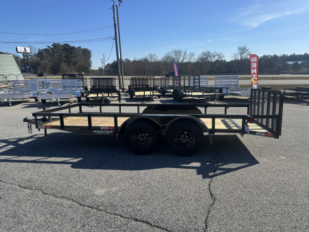 New 2026 77X16 TANDEM AXLE UTILITY TRAILER WITH BRAKES