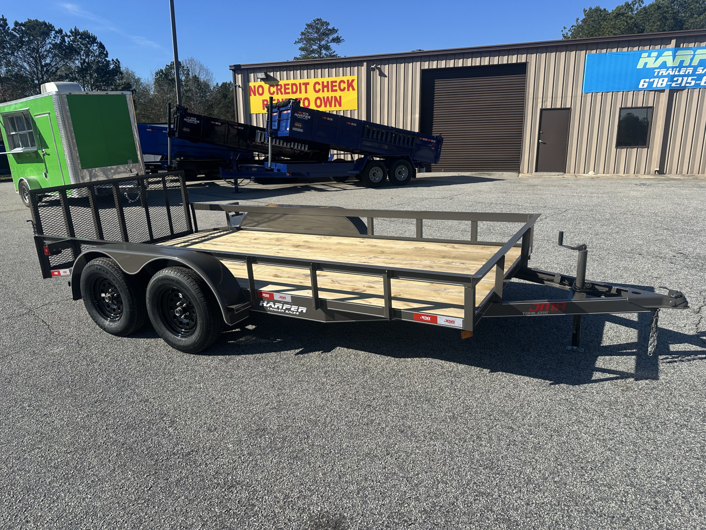 New 2026 77X14 TANDEM AXLE UTILITY TRAILER WITH BRAKES