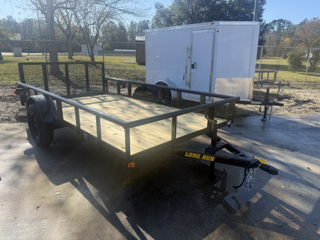 New 2026 Long Run Trailers 76x12 Pipetop Utility Trailer