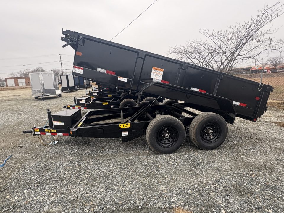New 2026 Big Tex Trailers 6x12 90SR 10K Tandem Axle Single Ram Dump Trailer