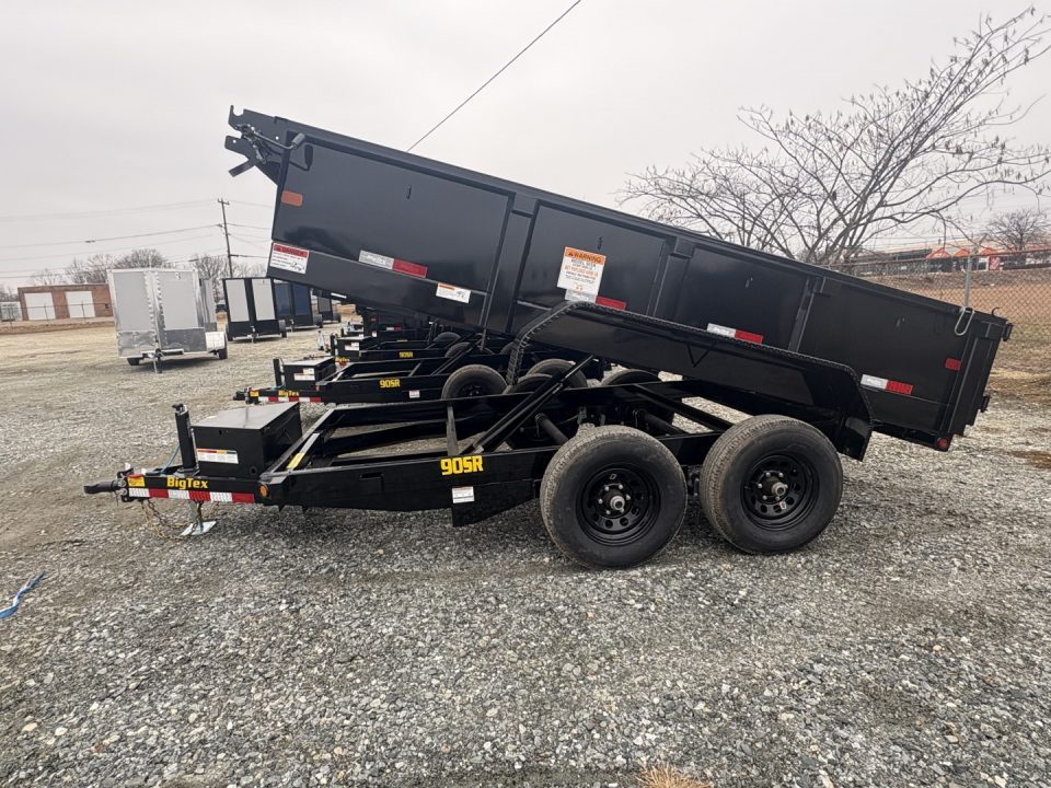 New 2026 Big Tex Trailers 6x12 90SR 10K Tandem Axle Single Ram Dump Trailer
