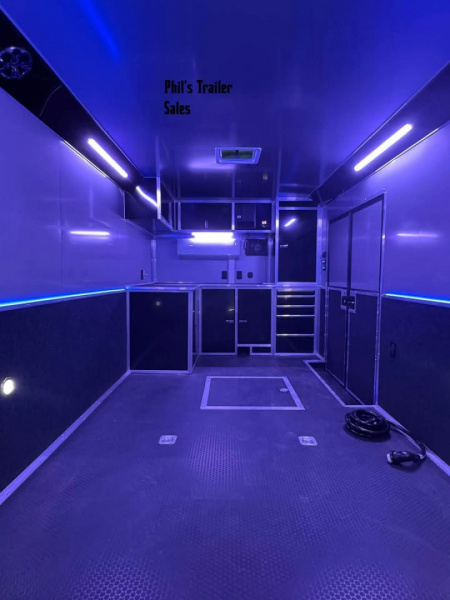 New ***PRI SHOW SPECIAL*** ONLY 1 AVAILABLE! 2026 Haulmark 8.5X34 RACE TRAILER EDGE PRO GLASS DOORS, MINI SPLIT, ELECTRIC AWNING, TONGUE BOX & MORE! Car / Racing Trailer