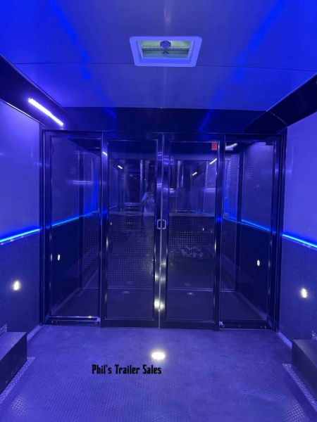 New ***PRI SHOW SPECIAL*** ONLY 1 AVAILABLE! 2026 Haulmark 8.5X34 RACE TRAILER EDGE PRO GLASS DOORS, MINI SPLIT, ELECTRIC AWNING, TONGUE BOX & MORE! Car / Racing Trailer