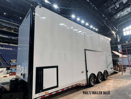 New ***PRI SHOW SPECIAL PRICING! ONLY 1 AVAILABLE!!! 2026 Haulmark 8.5X28 ALX ALL ALUMINUM STACKER Car / Racing Trailer