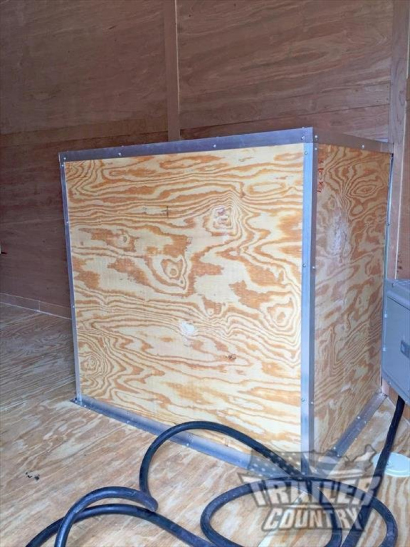 New 2026 New Heavy Duty Elite Series Model 8.5 x 28 Tandem Axle, V-Nosed Enclosed Trailer w/ Vending Options