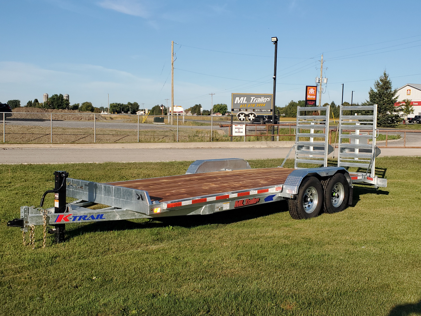 New 2026 K-Trail CH20-14 14K Galvanized Equipment Trailer