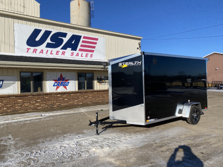 New 2026 Stealth Trailers 6x12 V-Nose Titan W/Ramp Door Cargo / Enclosed Trailer