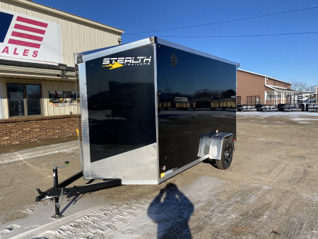 New 2026 Stealth Trailers 6x12 V-Nose Titan W/Ramp Door Cargo / Enclosed Trailer