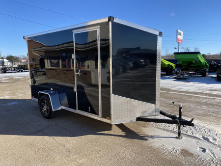 New 2026 Stealth Trailers 6x12 V-Nose Titan W/Ramp Door Cargo / Enclosed Trailer