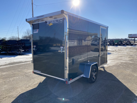 New 2026 Stealth Trailers 6x12 V-Nose Titan W/Ramp Door Cargo / Enclosed Trailer