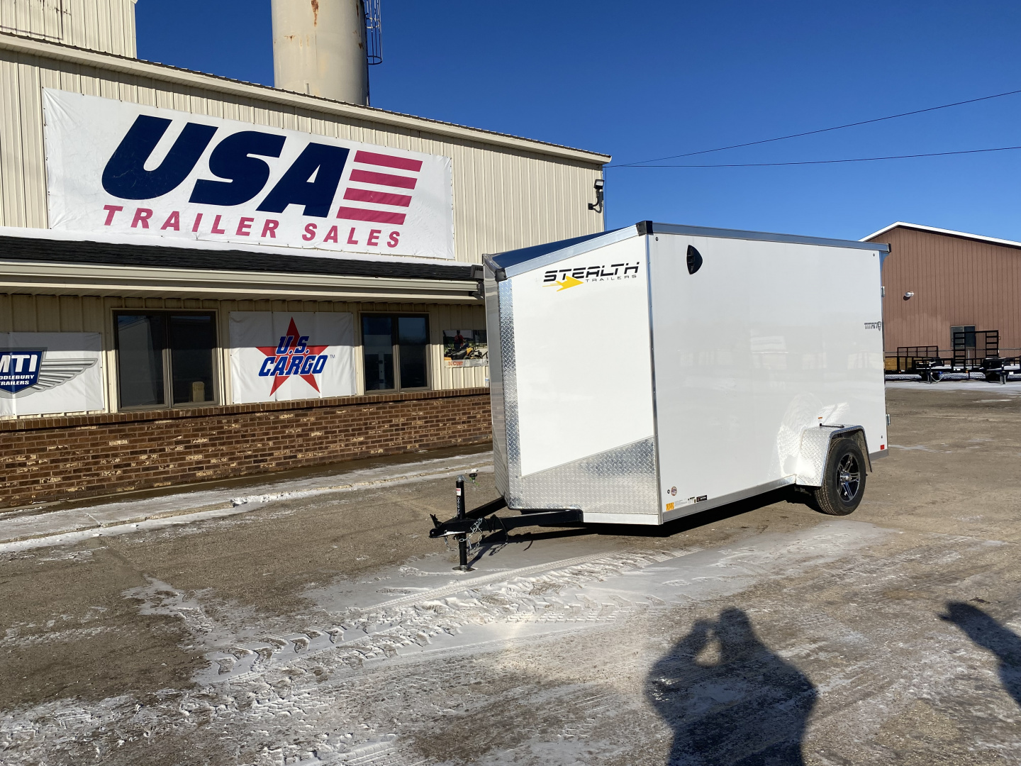 New 2026 Stealth Trailers 6x12 V-Nose Titan W/Ramp Door Cargo / Enclosed Trailer