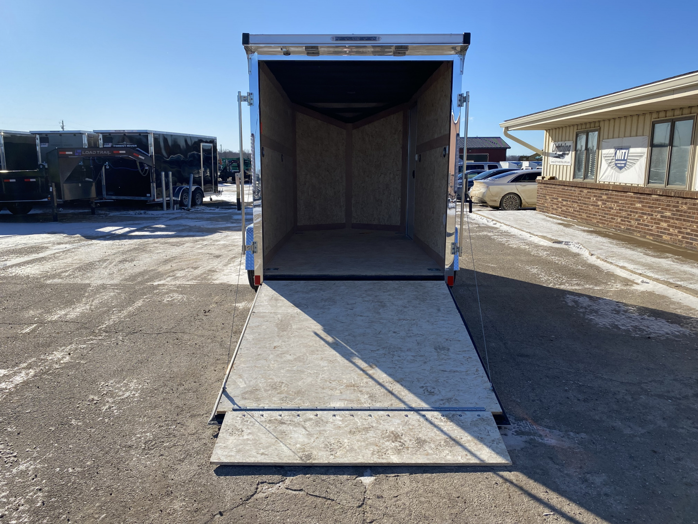 New 2026 Stealth Trailers 6x12 V-Nose Titan W/Ramp Door Cargo / Enclosed Trailer