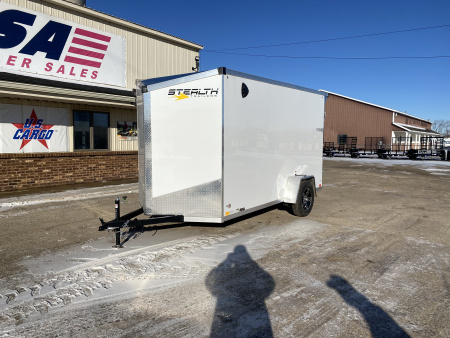 New 2026 Stealth Trailers 6x12 V-Nose Titan W/Ramp Door Cargo / Enclosed Trailer
