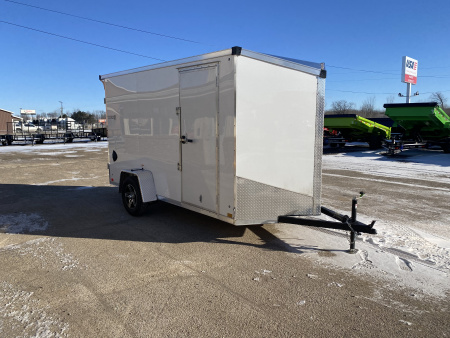 New 2026 Stealth Trailers 6x12 V-Nose Titan W/Ramp Door Cargo / Enclosed Trailer