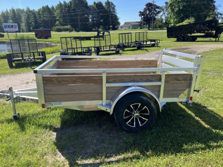 New 2026 H&H Trailers H&H Trailers 5X8 ALUMINUM WOODSIDE Landscape Trailer Landscape Trailer