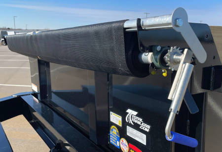 New MAXX-D DKX 14' Scissor Hoist Dump Trailer 14,000 GVWR, 10 Gauge, 24" Sides, Black, Spare, Ramps