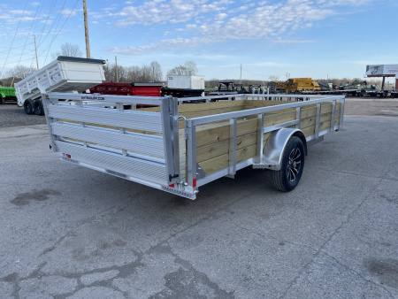 New 2025 H&H Trailers 82X14 Aluminum 3K Woodside Landscape Trailer