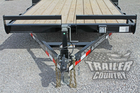 New 2026 New 7' x 20' (18' + 2') Heavy Duty 10k Equipment Hauler Trailer w/ Spring Assisted Ramps