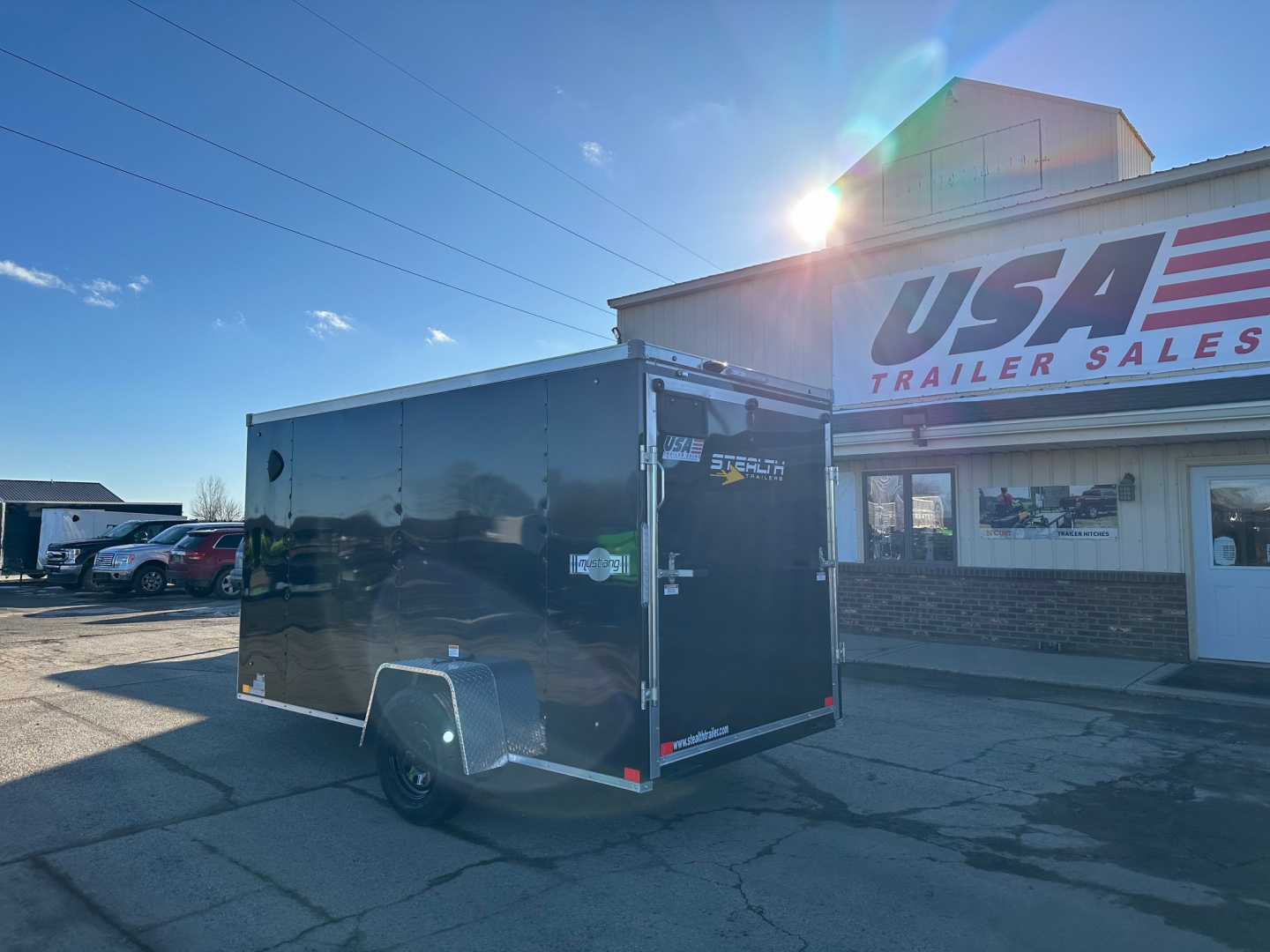 New 2026 Stealth Trailers 6x12 Mustang 3k W/Ramp door Cargo / Enclosed Trailer