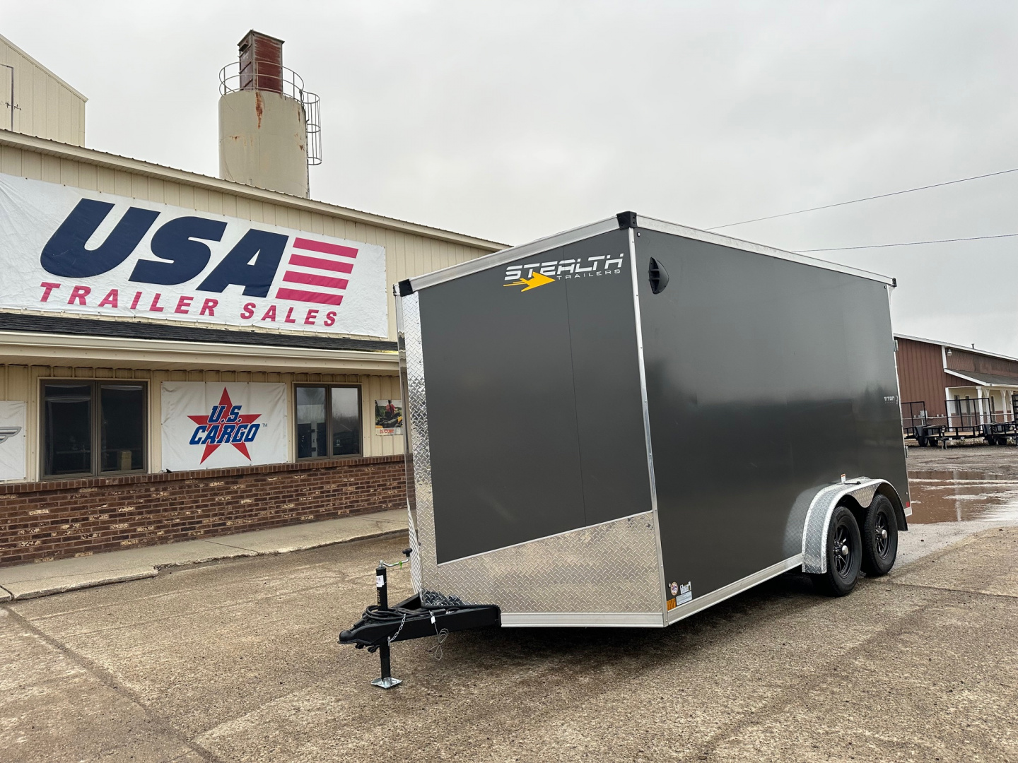 New 2026 Stealth Trailers 7.5x14 Titan 7k W/Ramp Door Cargo / Enclosed Trailer
