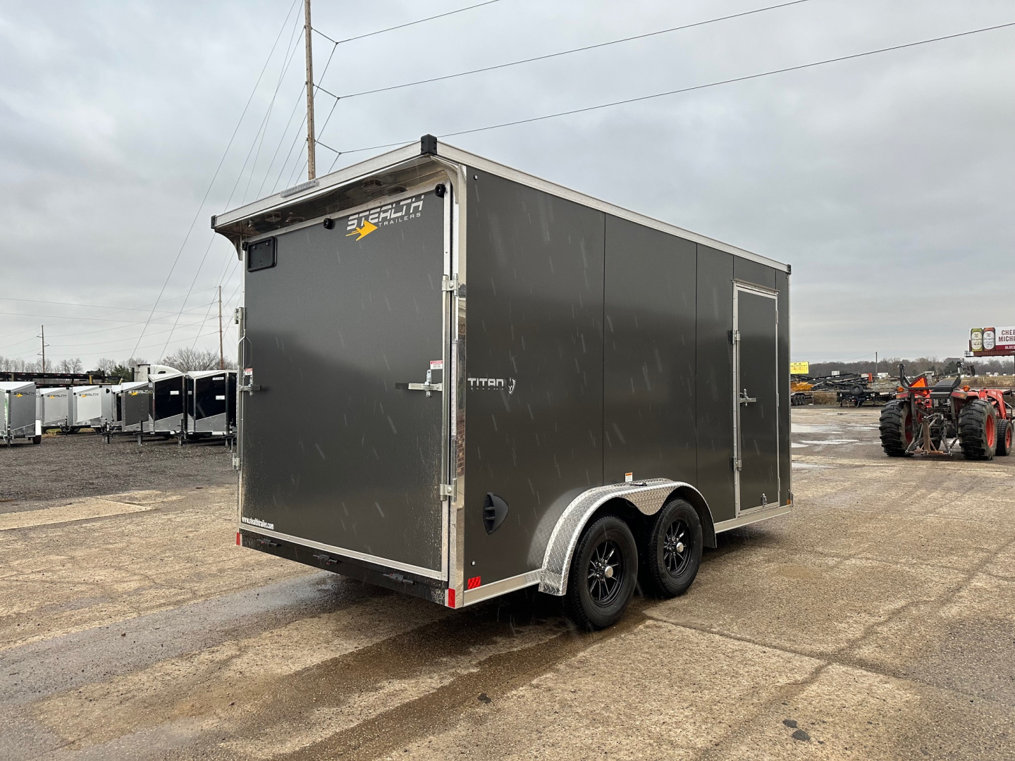 New 2026 Stealth Trailers 7.5x14 Titan 7k W/Ramp Door Cargo / Enclosed Trailer