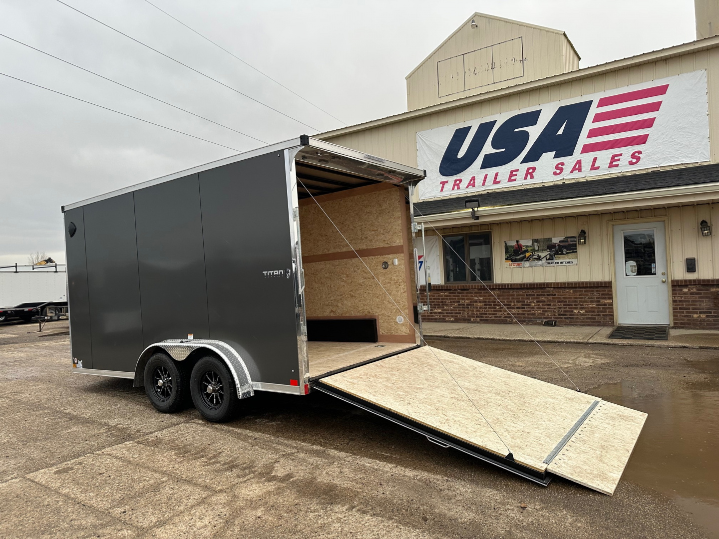 New 2026 Stealth Trailers 7.5x14 Titan 7k W/Ramp Door Cargo / Enclosed Trailer