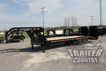 New 2026 New 30FT Gooseneck Deckover 14K Tandem Axle, Heavy Duty Flatbed Eq. Hauler