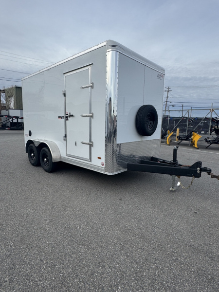New 2026 Bravo BRUTE 7'X14' Cargo / Enclosed Trailer Man Lift Trailer
