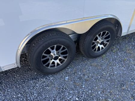 New 2026 E-Z Hauler EZEC8.5X24CH XLT PRO Car Hauler 7 FOOT 1 INCH INTERIOR HEIGHT ELITE ESCAPE DOOR .080 POLY CORE SIDES FREE ALUMINUM WHEEL UPGRADE