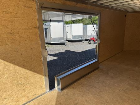 New 2026 E-Z Hauler EZEC8.5X24CH XLT PRO Car Hauler 7 FOOT 1 INCH INTERIOR HEIGHT ELITE ESCAPE DOOR .080 POLY CORE SIDES FREE ALUMINUM WHEEL UPGRADE