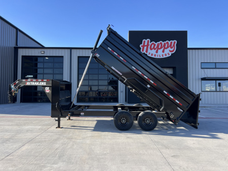 2026 PJ 83"x14' GN Tandem Axle Low Pro Telescopic Dump w/ 48" Sides – DT