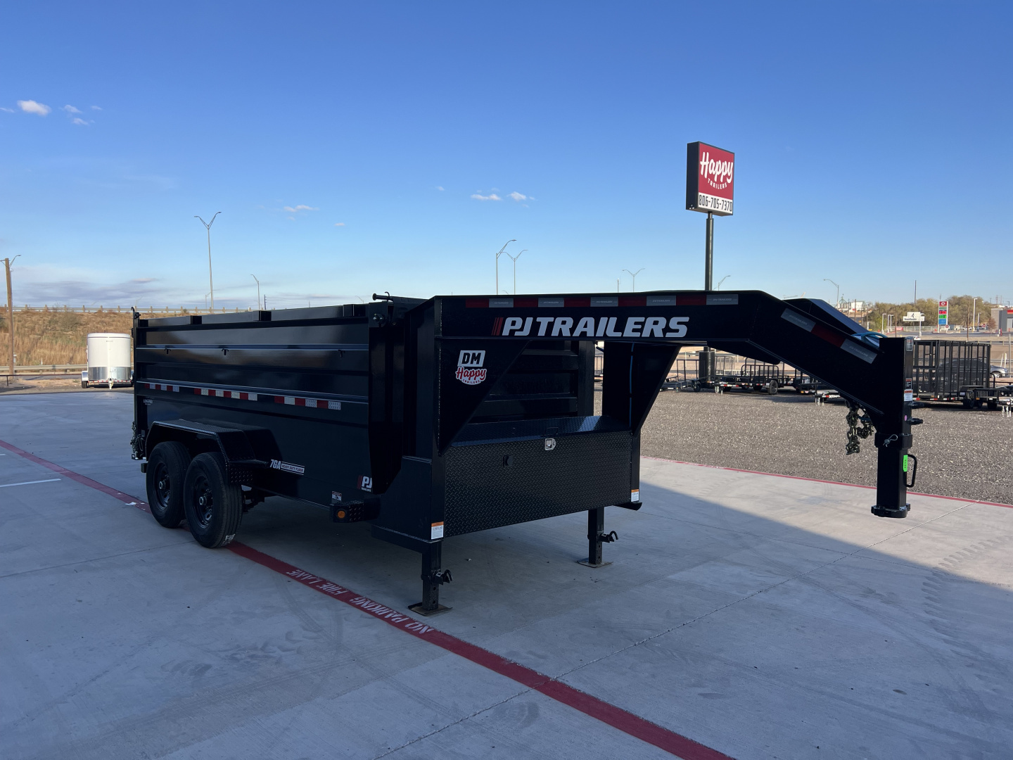 New 2026 PJ 83"x14' GN Tandem Axle Low Pro High Side Dump w/ 48" Sides – DM