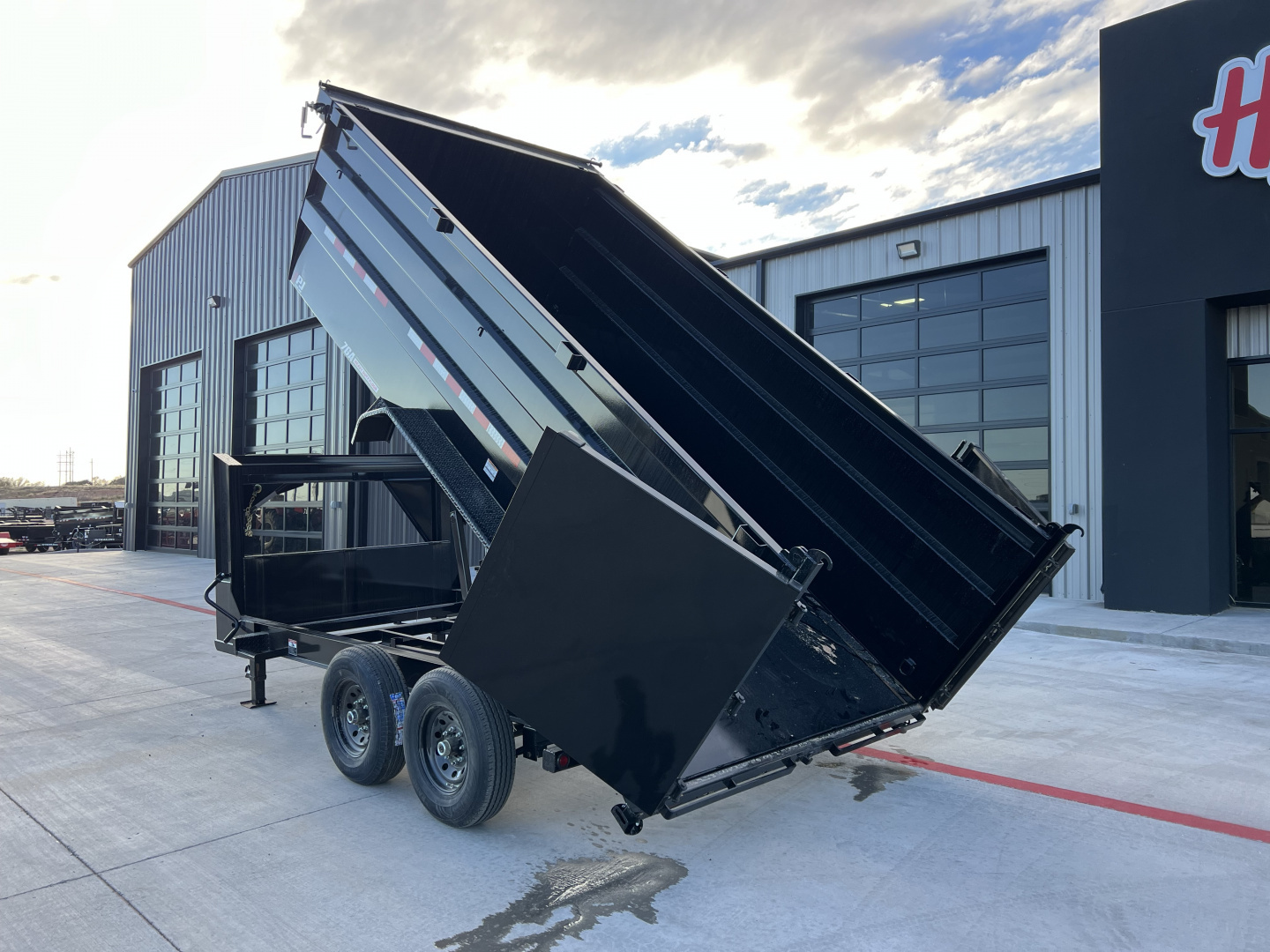 New 2026 PJ 83"x14' GN Tandem Axle Low Pro High Side Dump w/ 48" Sides – DM