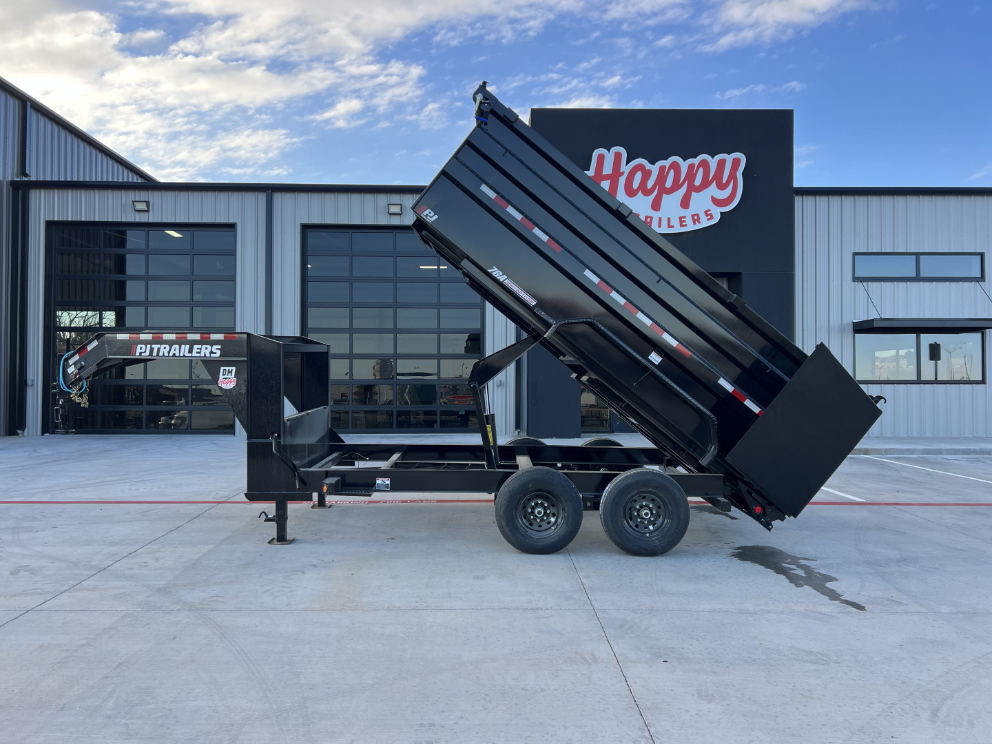 New 2026 PJ 83"x14' GN Tandem Axle Low Pro High Side Dump w/ 48" Sides – DM