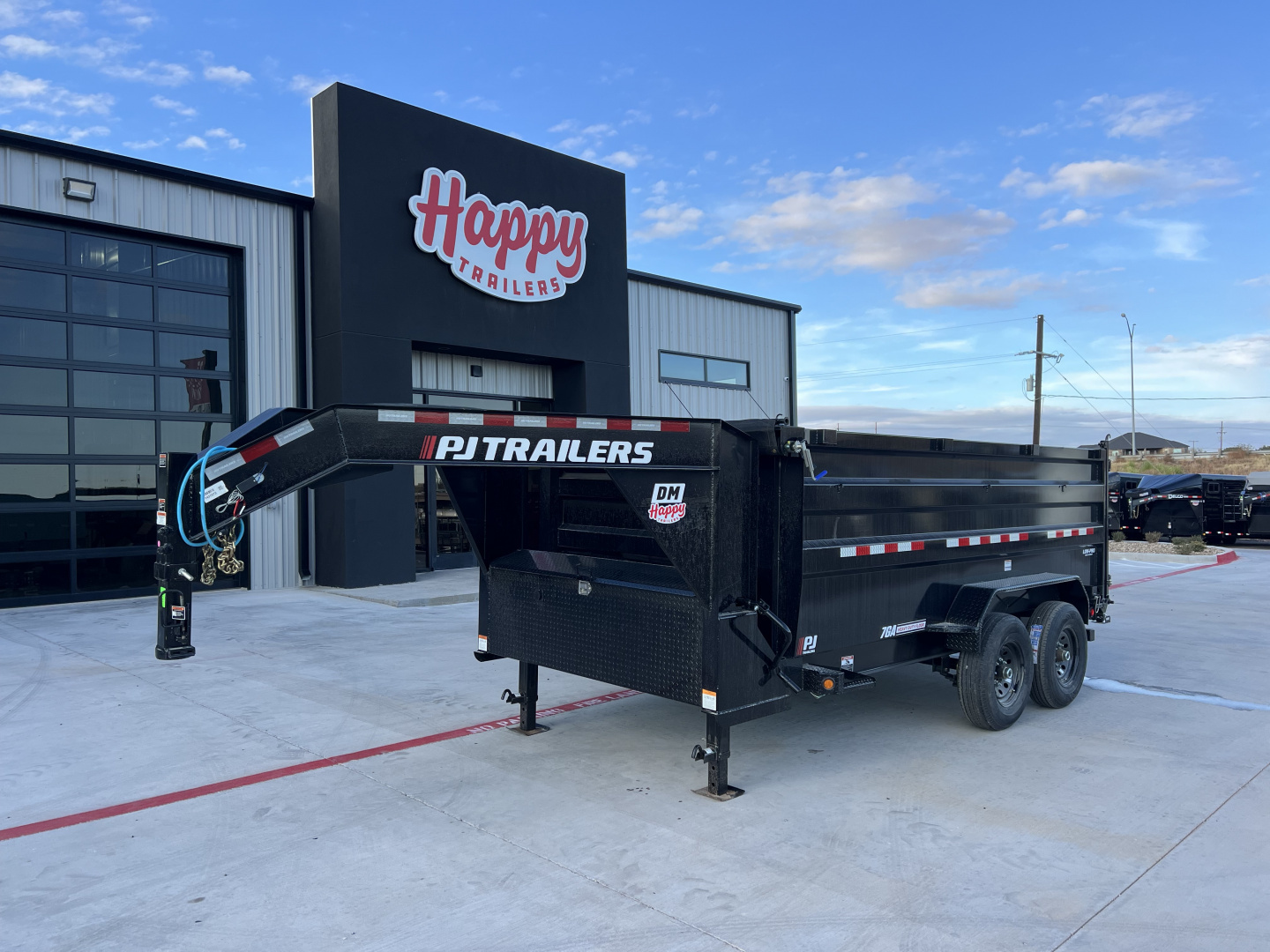 New 2026 PJ 83"x14' GN Tandem Axle Low Pro High Side Dump w/ 48" Sides – DM