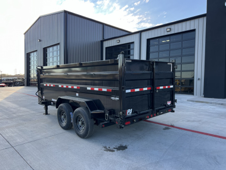 New 2026 PJ 83"x14' GN Tandem Axle Low Pro High Side Dump w/ 48" Sides – DM