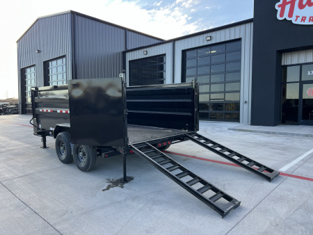 New 2026 PJ 83"x14' GN Tandem Axle Low Pro High Side Dump w/ 48" Sides – DM