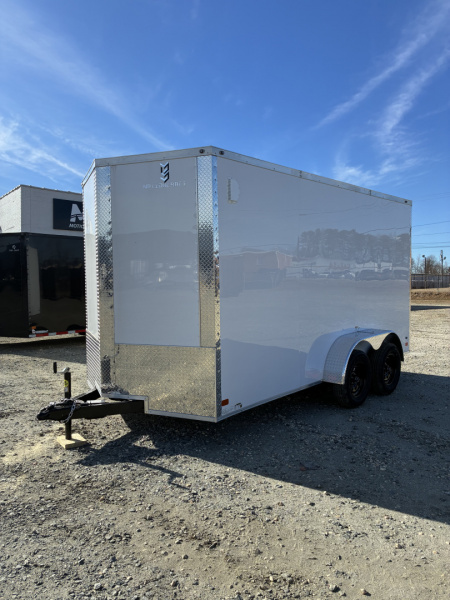 New 2026 NationCraft Trailers 7x14 Trailer w/ Ramp Door Cargo / Enclosed Trailer
