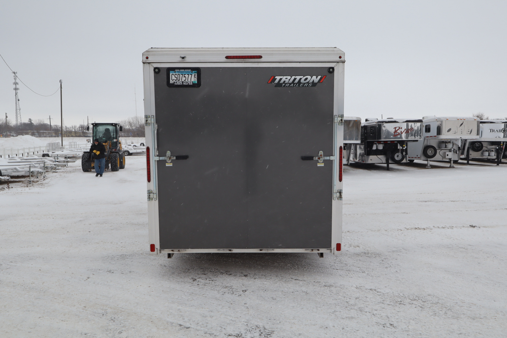 Used 2023 Triton Trailers 7x16' Cargo / Enclosed Trailer