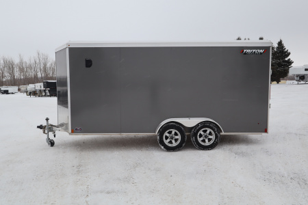 Used 2023 Triton Trailers 7x16' Cargo / Enclosed Trailer