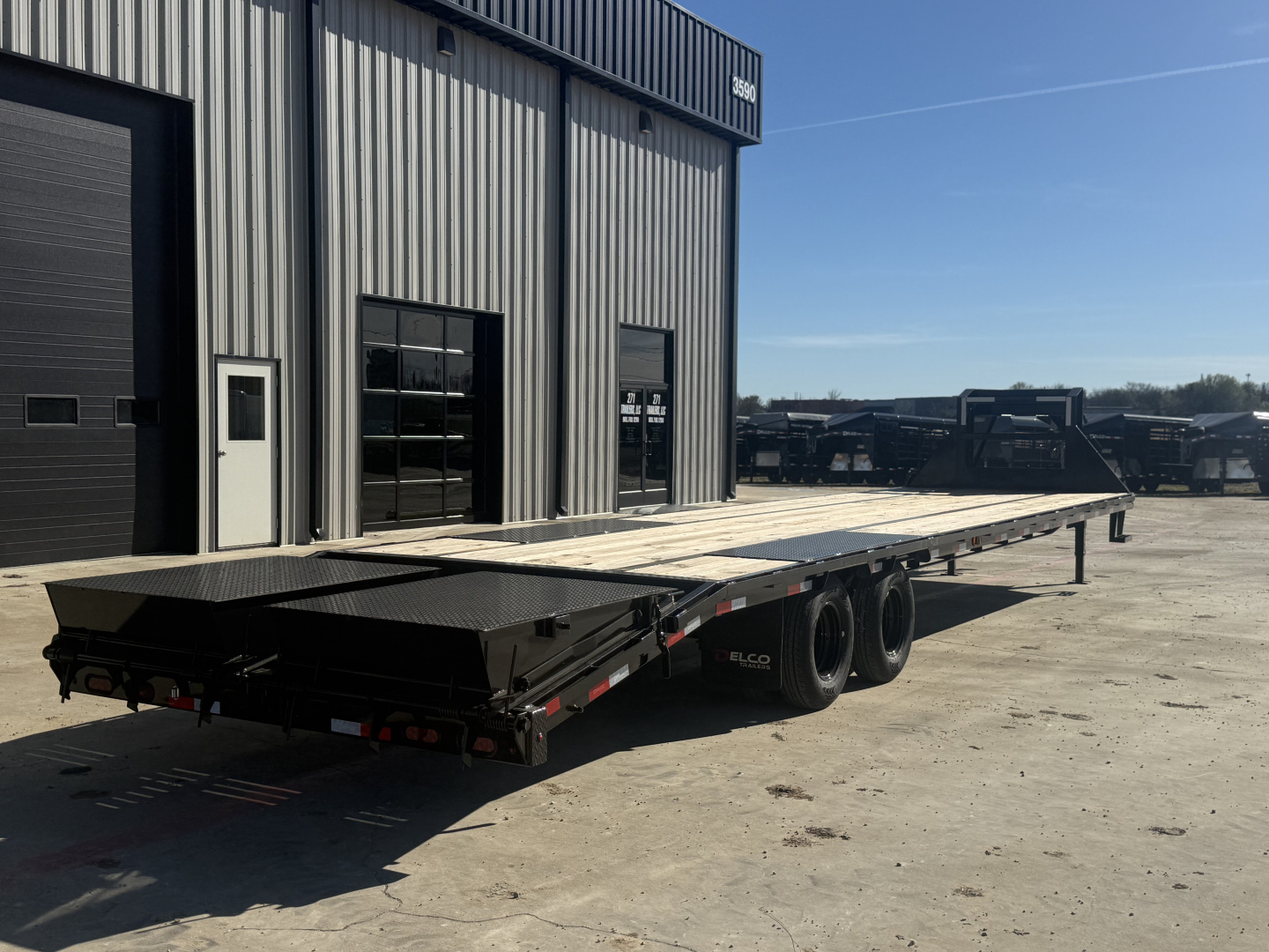 New 2026 Delco Trailers FD36 Flatbed Trailer 42101