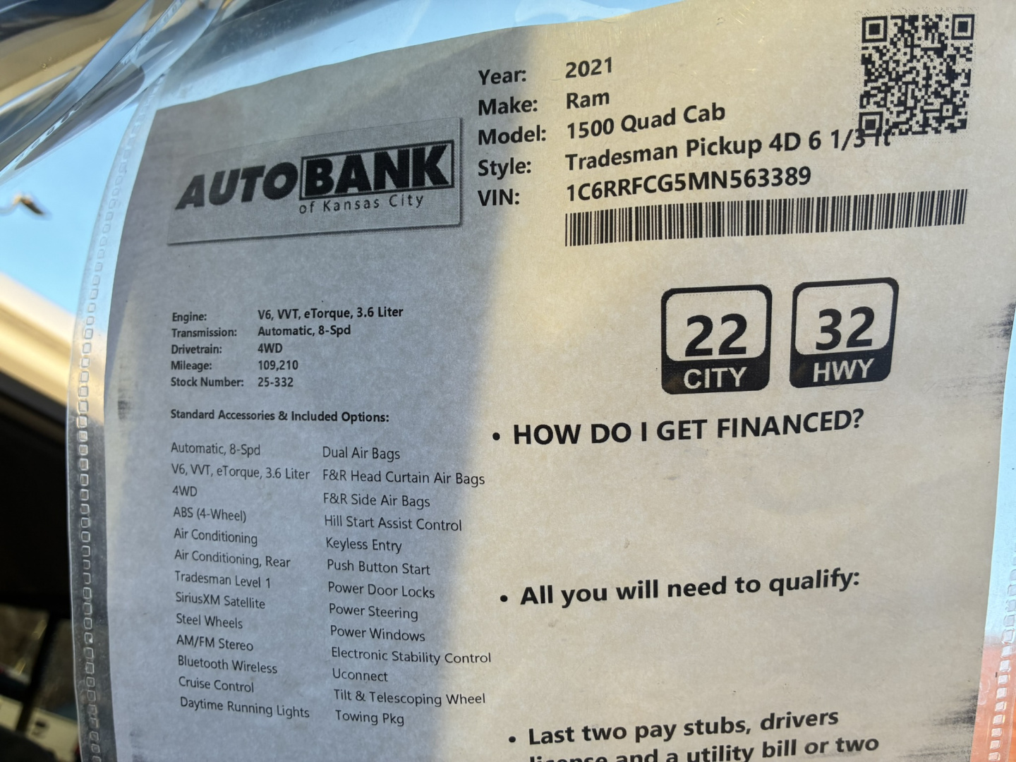 Used 2021 RAM 1500 Quad Cab Truck