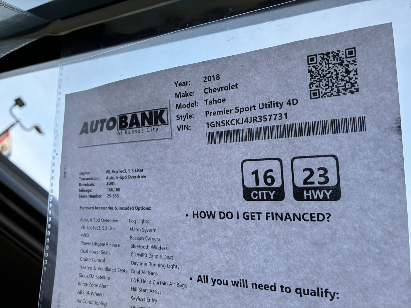 Used 2018 Chevrolet Tahoe Premier SUV