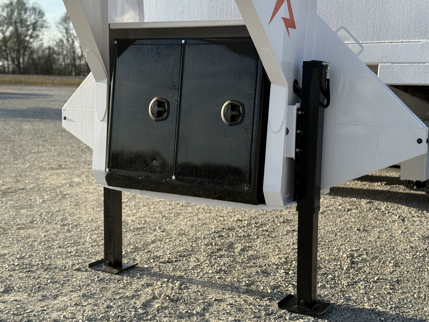 New 2026 RawMaxx HDX 102X20X44 GOOSENECK HIGH SIDE W/14 PLYS, HYDRAULIC JACKS, HYDRAULIC DISC BRAKES, AND FLIP OVER TARP 25.9K GVWR Tandem Dual Dump Trailer Dump Trailer