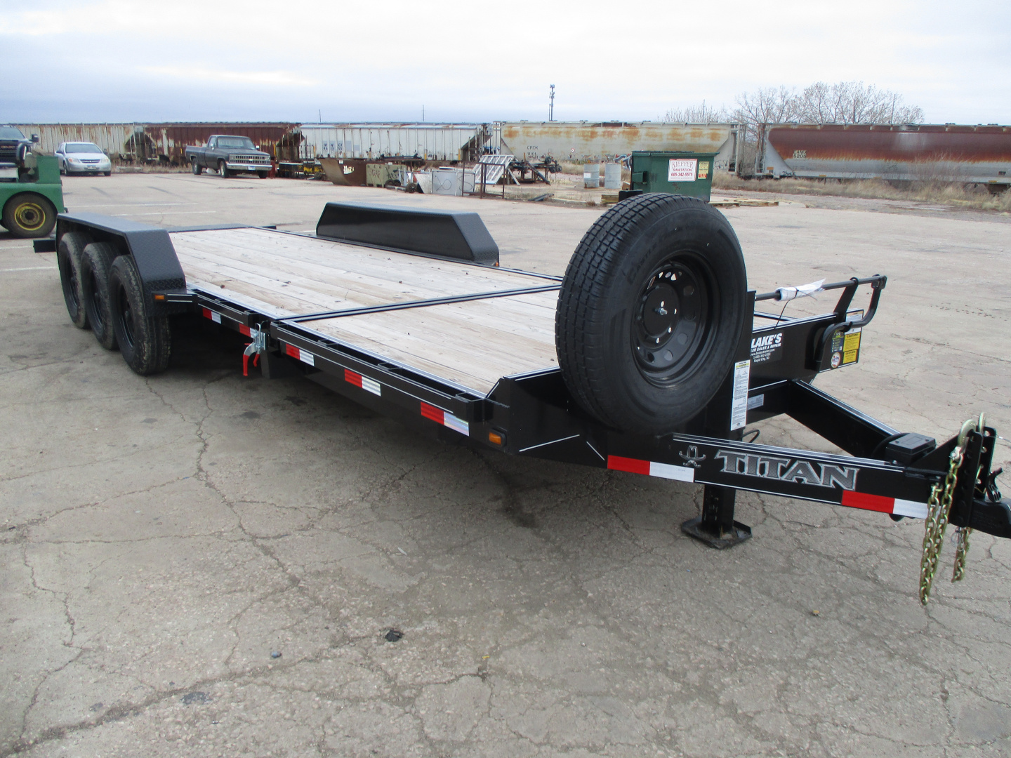 New 2025 Titan Trailer Flatbed Flatbed Trailer