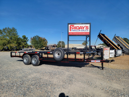 New 2026 Double A 22x83 Pipe Top w/ Slide In Ramps Equipment Trailer